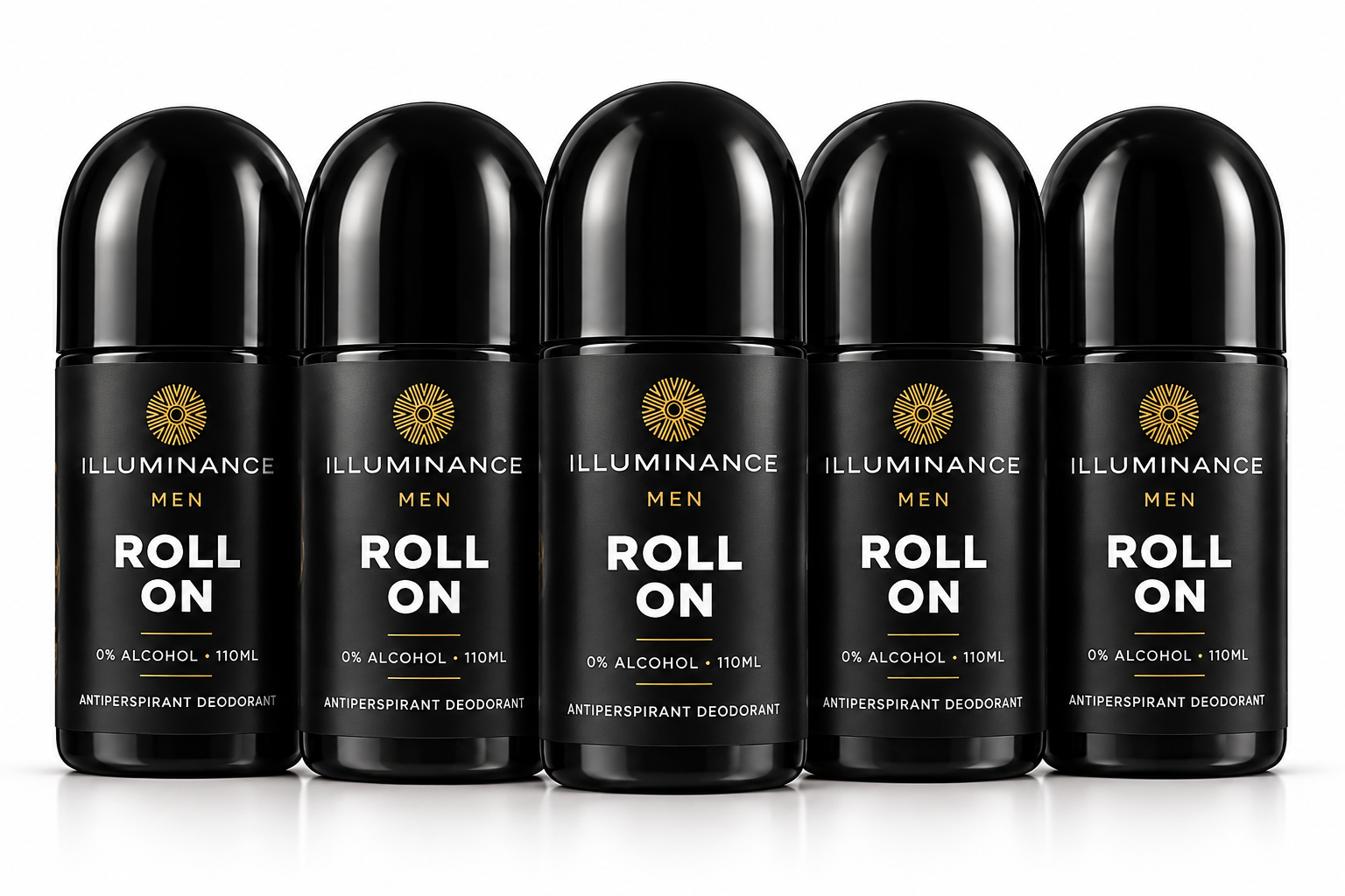 Illuminance Men's Roll-On Value Pack – 5 × 50ml | Bulk Savings Combo